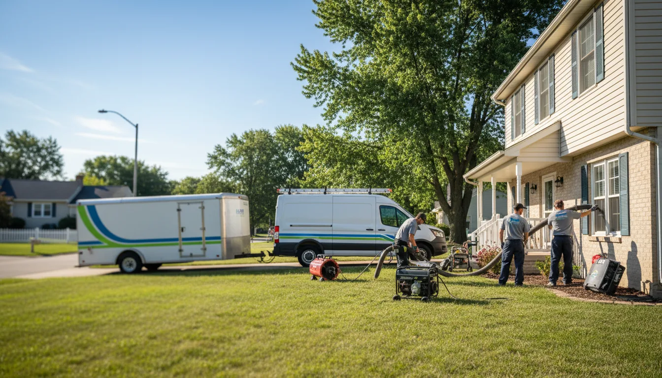 Flooded Basement Restoration And Cleanup With Repair in Plevna, KS near me